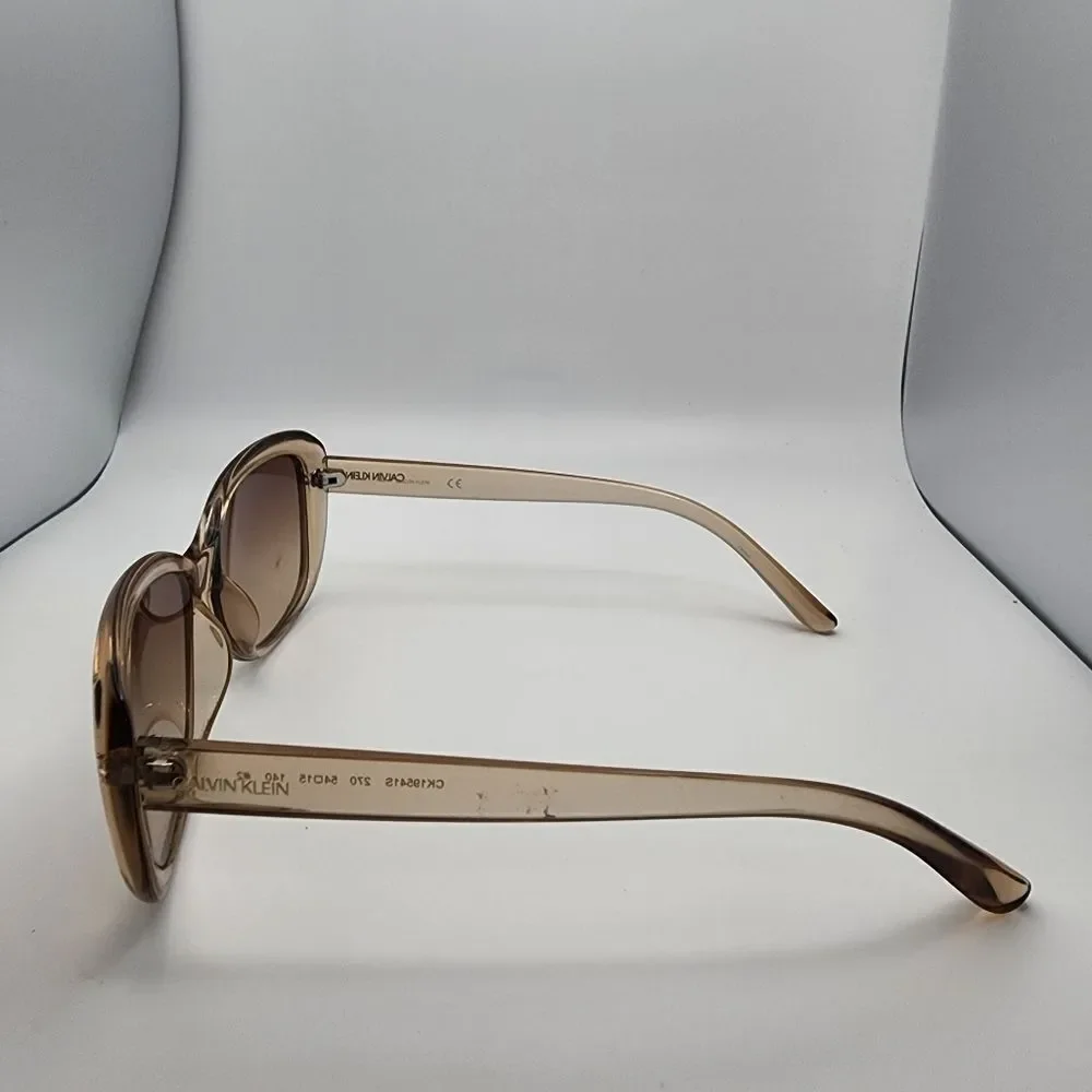Calvin Klein Brown Translucent Sunglasses